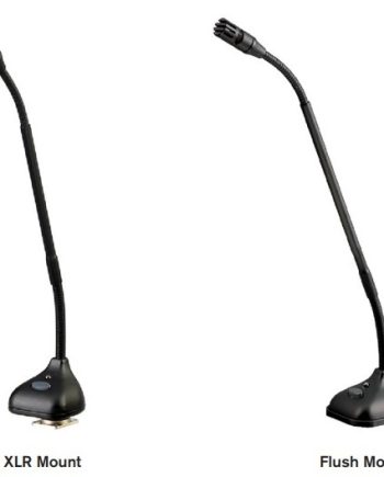 Bosch PC-PLUS-12 Multi-Pattern 12″ Gooseneck Microphone with Mic Switch and Universal Base