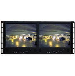 Panasonic PLCD9C-2 9.7″ Premium LED CCTV Monitor with RMK-08 Tiltable Rack Mount Bracket