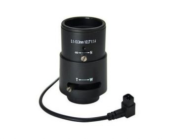 ACTi PLEN-2200 DC iris, Vari-focal, f3.1-13.3mm Lens