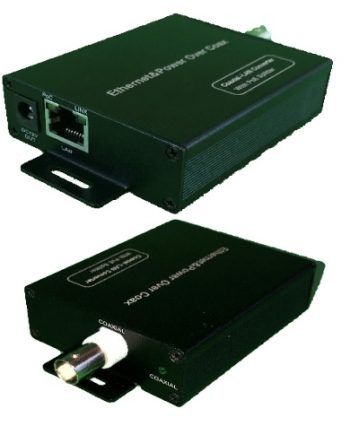 GEM POC-1TYNPOE 1 Port Coaxial LAN Converter with PoC Splitter