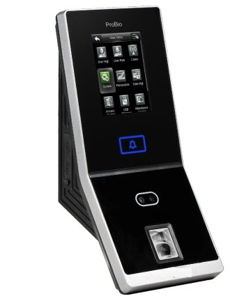 ZKAccess ProBio-iClass Multi Biometric Face & Fingerprint Reader with iClass SilkID Technology