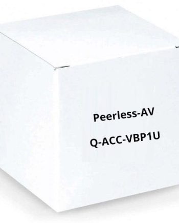 Peerless Q-ACC-VBP1U Vented Blanking Panel Horz Slots 1RU