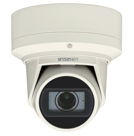 Samsung QNE-6080RV 2 Megapixel Network IR Outdoor Dome Camera, 3.2-10mm Lens, Ivory