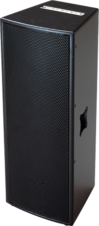 Bosch QRX-212-75-BLK Dual 12″ 2-Way Passive Full Range Loudspeaker, Black