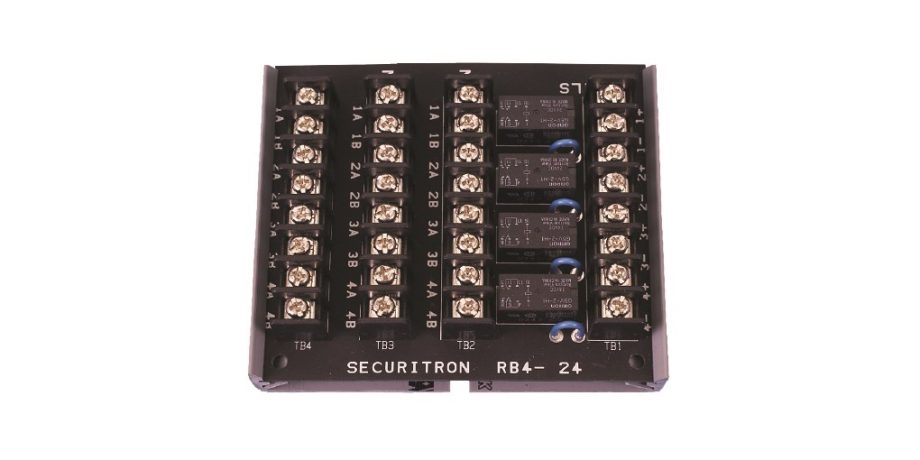 Securitron RB-4-24 Relay Board, 24 VDC