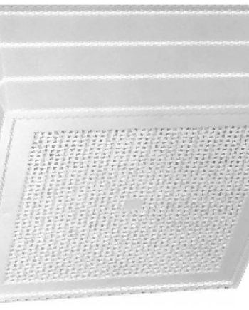 Alpha RB8P Wall Speaker Baffle, 8″ White, Square