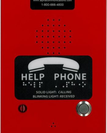 Alpha RCB2100RD Red Refuge Call Box for Alpharefuge 2100 Series, Direct Power