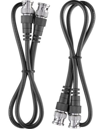 Bosch RE3-ACC-CXU2 50-Ohm Low-Loss BNC Coaxial Coax Cables, Pair, 2 Foot