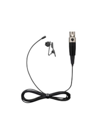 Bosch RE97LTX-BLACK Ultra-Miniature Condenser Lapel Microphone TA4F Connector, Black