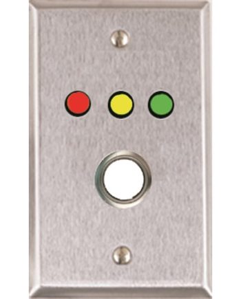 Alarm Controls RP-35 Single Gang Satin Stainless Steel Wall Plate