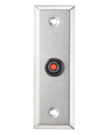 Alarm Controls RP-44SLIM 1-1/2” Narrow Slim-line, Stainless Steel Wall Plate, DPDT