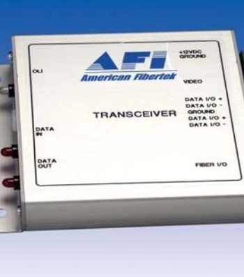 American Fibertek RR-0500SL 20mA Current Loop Data Transceiver, Single-Mode, ST Connector