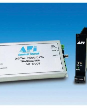 American Fibertek RR-1690E Single Channel Video with Up-the-Coax PTZ Control & (1) Bi-Directional RS422 or Contact Closure or Audio Channel