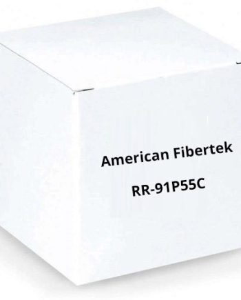 American Fibertek RR-91P55C 10 Bit Video / 2 MPD Data Rack Card Rx 1310 / 1550nm 12dB 4Km Multi-mode 1 Fiber
