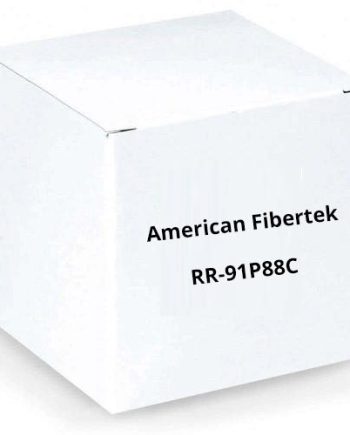 American Fibertek RR-91P88C 10 Bit Video / 2 Ch Audio Rack Card Rx 1310 / 1550nm 12dB 4Km Multi-mode 1 Fiber