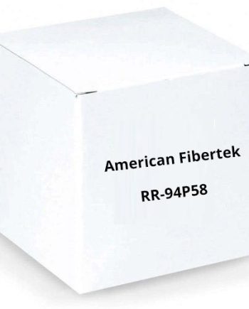 American Fibertek RR-94P58 Four 10 Bit Video & MPD Data/Audio Rack Card Rx 1310/1550nm 12dB 2Km MM