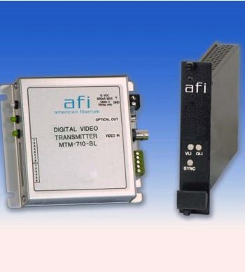American Fibertek RRM-710SL-FC Digital Video 10 Bit Rack Card Rx 1310nm 21dB SM FC-PC Connector