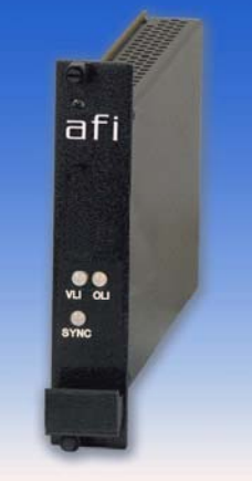 American Fibertek RRM-720SL-ST Single Channel Rack Card Receiver ST Connector, Single-mode