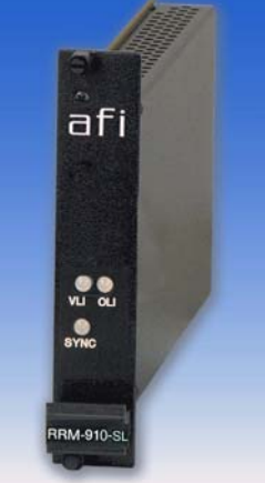 American Fibertek RRM-910SL-FC Single Channel Rack Card Receiver FC Connector, Single-mode