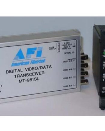American Fibertek RRX-82B 8 Channel Bi-Directional Contact Closure System, Multi-Mode