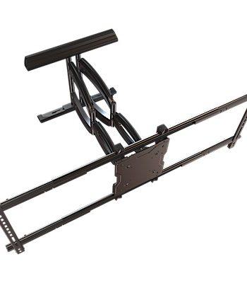 Crimson RSA90 Articulating Mount for 70 to 90″ TVs with Heavy-Duty Dual Scissor Arm and Post-Installation Leveling, Black