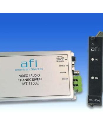 American Fibertek RT-1800E One Way Video With Bi-directional Audio Transmitter, Multi-Mode