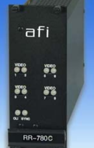 American Fibertek RT-780C 8 Channel Rack Card Transmitter