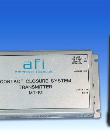 American Fibertek RT-81-280 Eight Channel Contact System 1310nm 12dB Non Latching Relays Multi-Mode