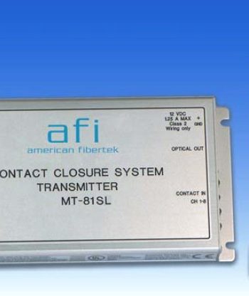 American Fibertek RT-81SL-280 Eight Channel Contact System 1310nm 21dB Single Mode