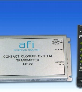 American Fibertek RT-88SL Eight Channel Supervised Contact System 1310nm 21dB Single Mode