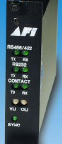 American Fibertek RT-915C Single Channel Digital Video Rack Card Transmitter, 1 Bi-Directional Multi-Protocol Data Channel, Multimode