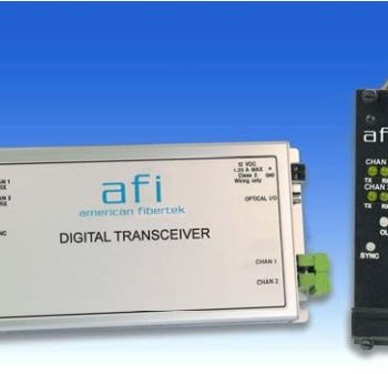 American Fibertek RT-9P588SL Multi-protocol Bi-directional Data / Dual Audio System 21dB Singlemode 1 Fiber