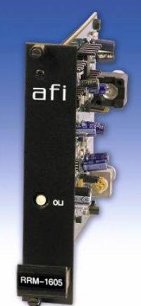 American Fibertek RTM-1605 Rack Card Transmitter – Field Unit, Video / Up-the-Coax Data