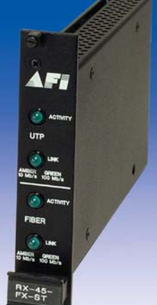 American Fibertek RTX-486-ST Panasonic PS Data System Module Rx – MM 1 Fiber ST Connector