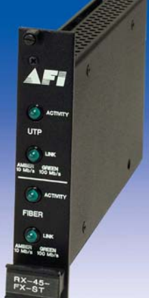 American Fibertek RTX-486SL-ST Panasonic PS Data System Module Rx SM 1 Fiber ST Connector