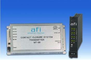 American Fibertek RTX-82B Eight Channel Contacts Two Way System 1310nm 12dB Multi-Mode