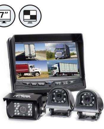 RVS Systems RVS-062710-10 600 TVL 2 x Backup Camera, Both Side Cameras, 7″ QV Display, 2 x 66′ Cables, 2 x 33′ Cables