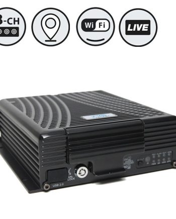RVS Systems RVS-5530-Hybrid-02 MobileMule Hybrid 8 Channel Mobile DVR With GPS and Live Remote Viewing, 7″ RCA Display, Western Digital Hard Drive, 1TB