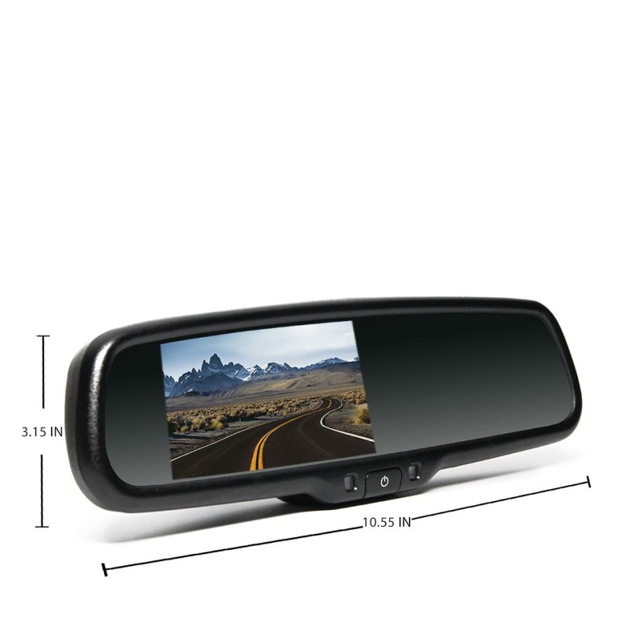 RVS Systems RVS-718-Dodge Rear View Replacement Mirror Monitor For Dodge Vehicles