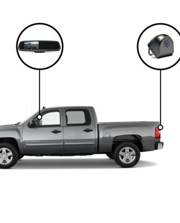 RVS Systems RVS-718500-05 480 TVL Tailgate Camera, Mirror Monitor with Auto Dimming, 33ft Cable