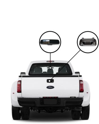 RVS Systems RVS-718504-01 Backup Camera System for Ford F450, Mirror Monitor, 33ft Cable
