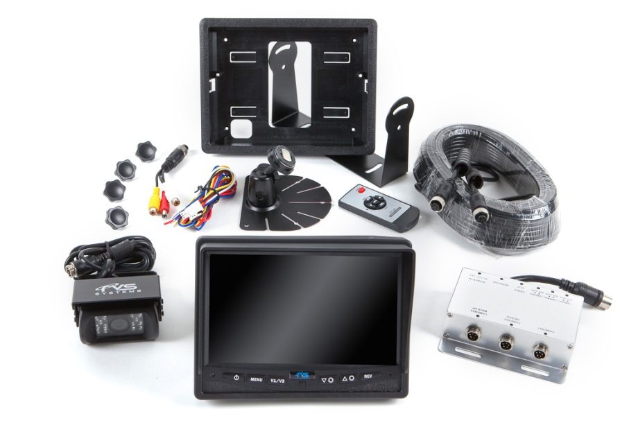 RVS Systems RVS-7706133 620 TVL Analog Outdoor Backup Camera System With Flush mount Monitor, 2.5mm Lens