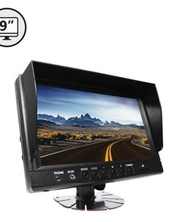 RVS Systems RVS-812613-NM-17 120° 2 x Heated Backup Cameras, 9″ TFT LED Display, 2 x 66′ Cables