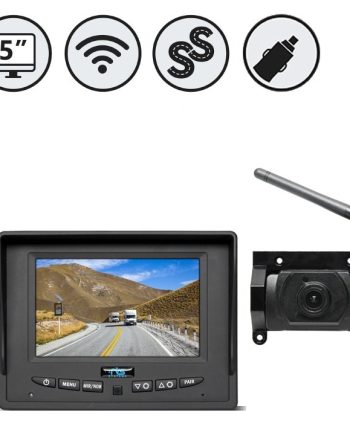 RVS Systems RVS-PK1 Digital Wireless Backup Camera System For Prewire Kit, 5″ LED Monitor