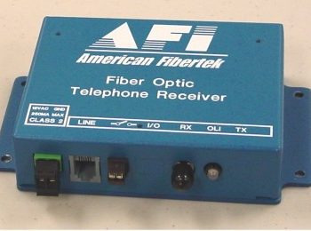 American Fibertek RX-86B-SL Telephone System (POTS) Ring Down Rack Card Multi-mode