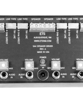 ETS SA4 4 Channel 70V Line Speaker Driver