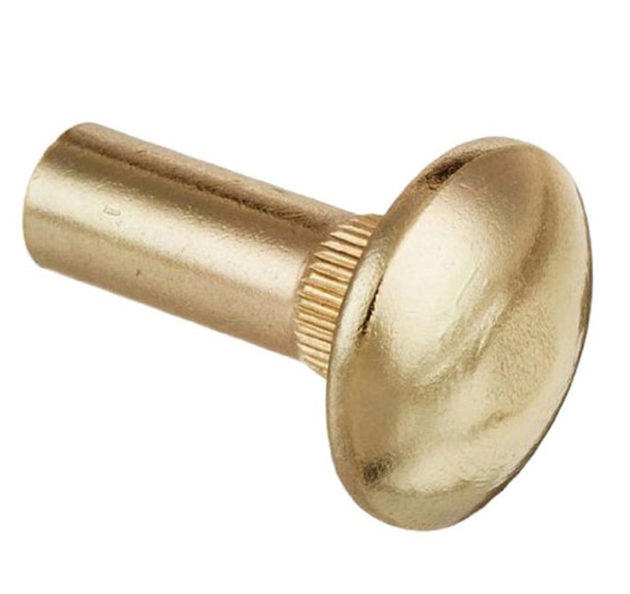 Securitron SB-1-03 Sex Bolt-Replacement in Polished Brass Finish