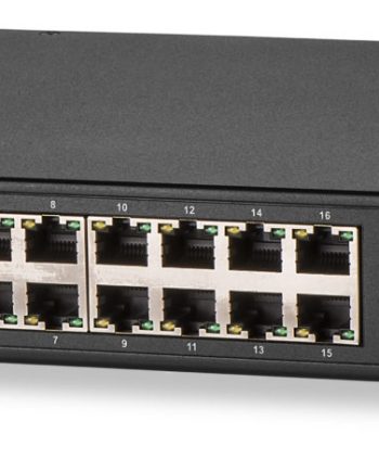 West Penn SC10060 16 Port Fast Ethernet PoE+ Unmanaged Switch