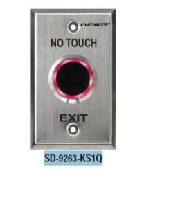 Seco-Larm SD-9263-KS1Q Outdoor Single-Gang No-Touch Sensor With Spanish Message