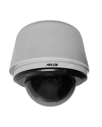Pelco SD530-PG-E0 740 TVL Spectra V Series Environmental Smoked Dome Camera, 30X Lens, Grey